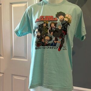 My Hero Academia Graphic Tee - Aqua